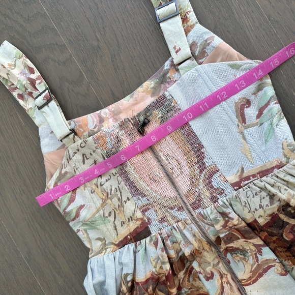 Alice + Olivia Guinevere Floral Damask Bustier Dress Dusk To Dawn - Size 2 - Picture 10 of 11